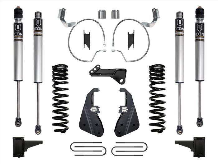 ICON 2023+ Ford F-250/F-350 Super Duty 4WD Gas, 4.5" Lift, Stage 1 Suspension System