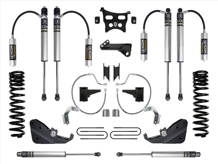 ICON 2023+ Ford F-250/F-350 Super Duty 4WD Gas, 4.5" Lift, Stage 2 Suspension System