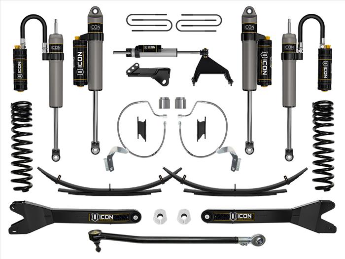 ICON 2023+ Ford F-250/F-350 Super Duty 4WD Gas, 4.5" Lift, Stage 5 Suspension System w/ Radius Arms & Expansion Packs