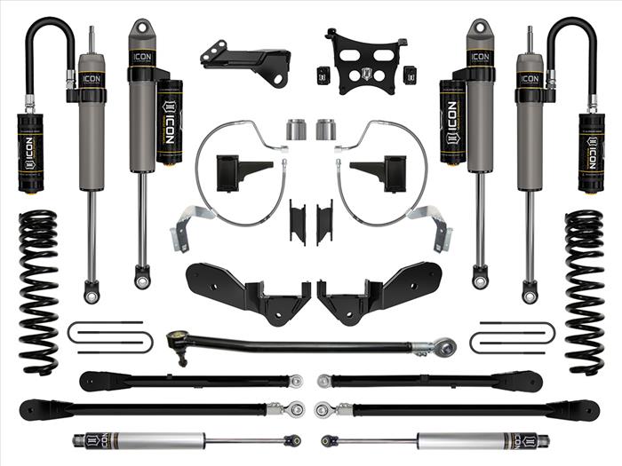 ICON 2023+ Ford F-250/F-350 Super Duty 4WD Gas, 4.5" Lift, Stage 6 Suspension System