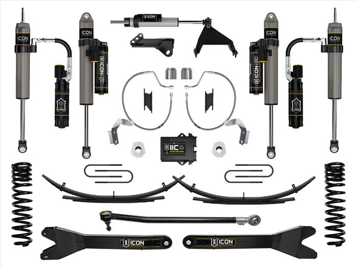 ICON 2023+ Ford F-250/F-350 Super Duty 4WD Gas, 4.5" Lift, Stage 8 Suspension System w/ Radius Arms & Expansion Packs