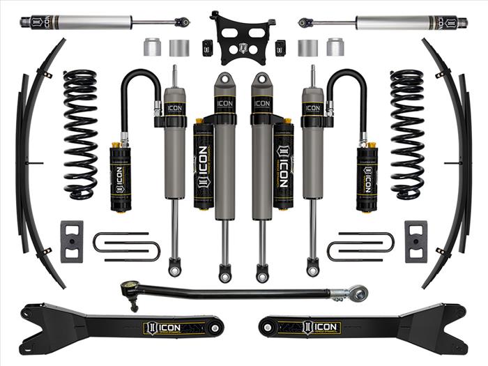 ICON 2023-2025 Ford F-250/F-350 Super Duty 4WD, Diesel, 2.5" Lift, Stage 5 Suspension System w/ Radius Arms and Expansion Packs