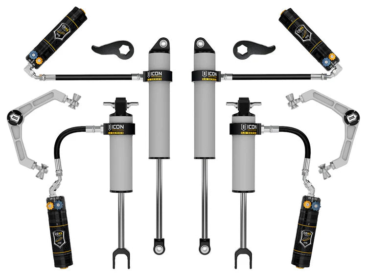 ICON 2020-2026 Chevrolet Silverado/GMC Sierra 2500/3500 HD, 2-3.5" Lift, Stage 2 3.0 Suspension System, Billet