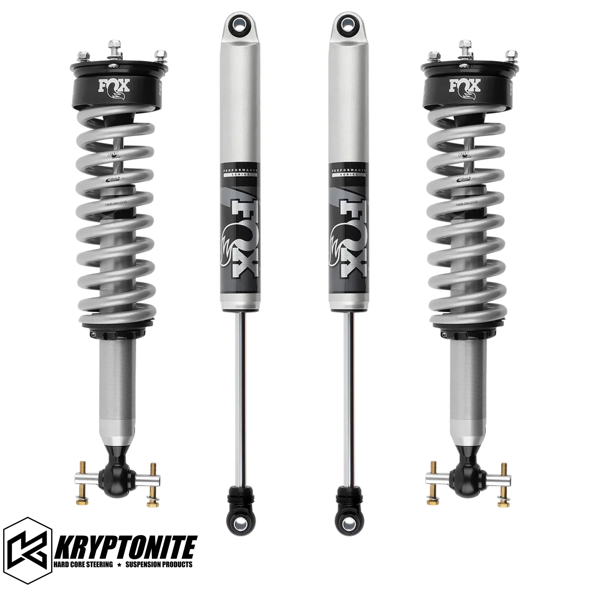 KRYPTONITE STAGE 3 LEVELING KIT WITH FOX 2.0 SHOCKS 1/2 TON 6 LUG 2019+