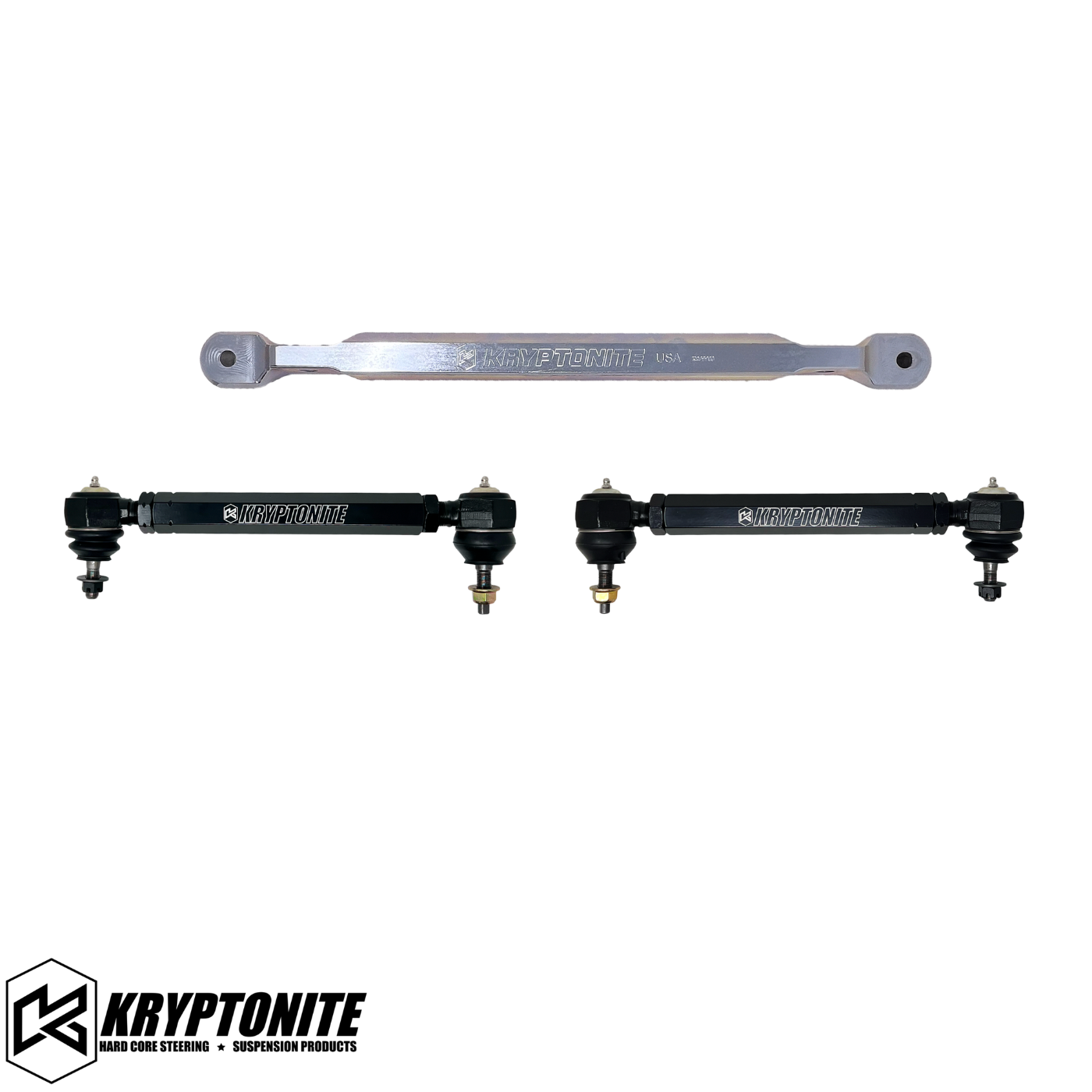 KRYPTONITE SS SERIES CENTER LINK TIE ROD PACKAGE C-SERIES 1988-1998 Front View