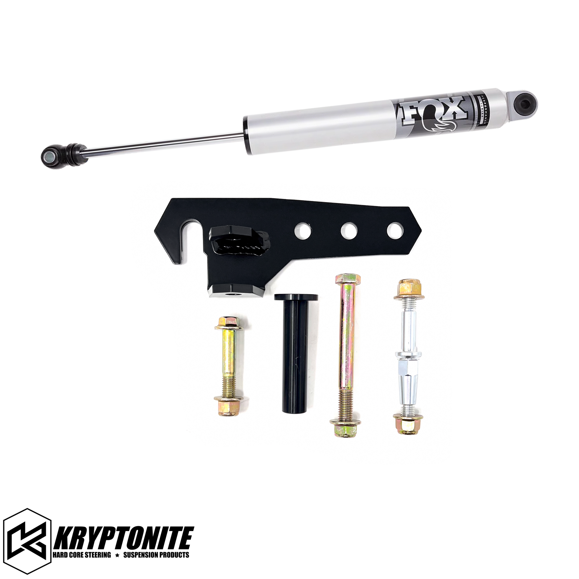 KRYPTONITE BOLT ON FOX STEERING STABILIZER BRACKET 2015-2025