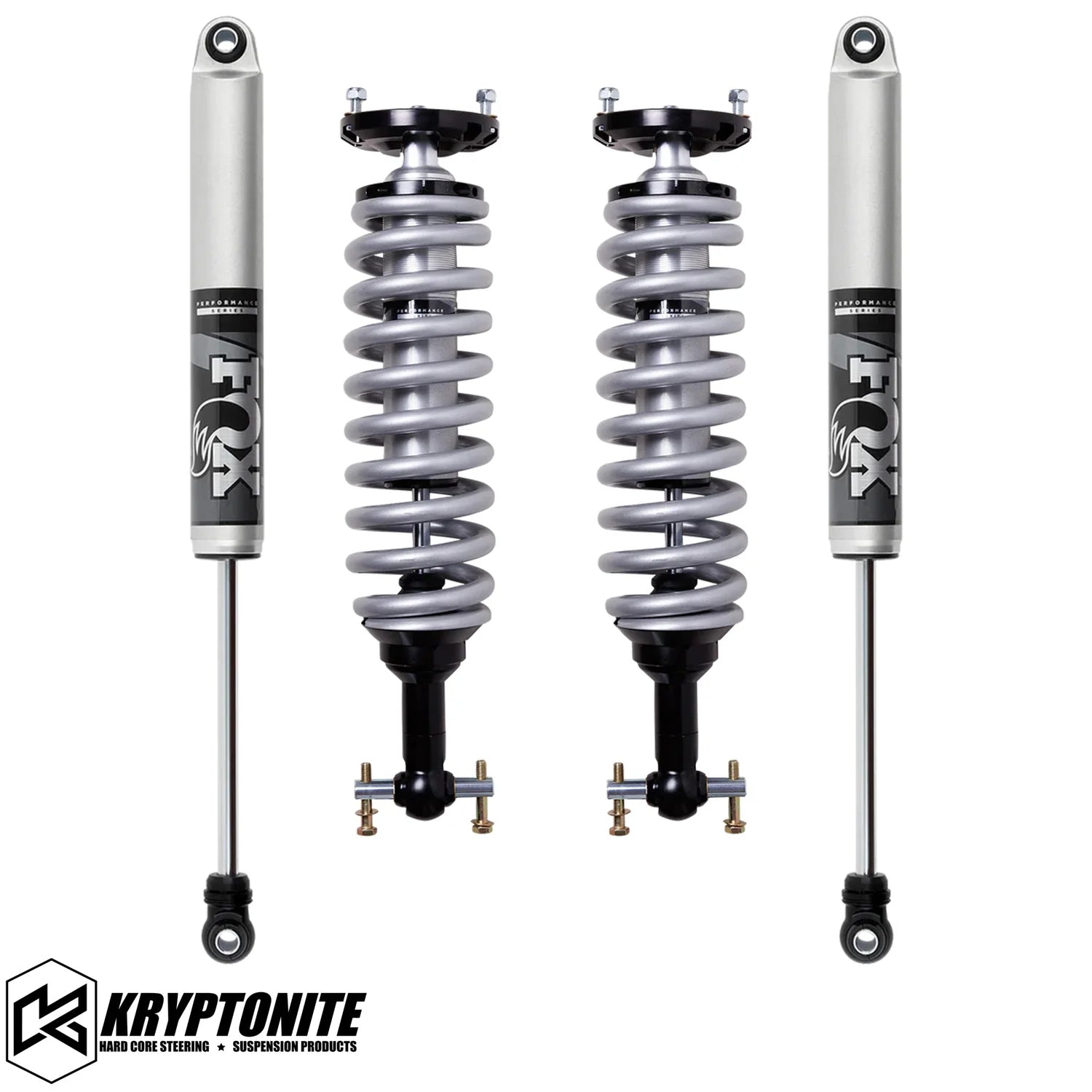 KRYPTONITE STAGE 3 LEVELING KIT WITH FOX 2.5 SHOCKS 1/2 TON 6 LUG 2019+
