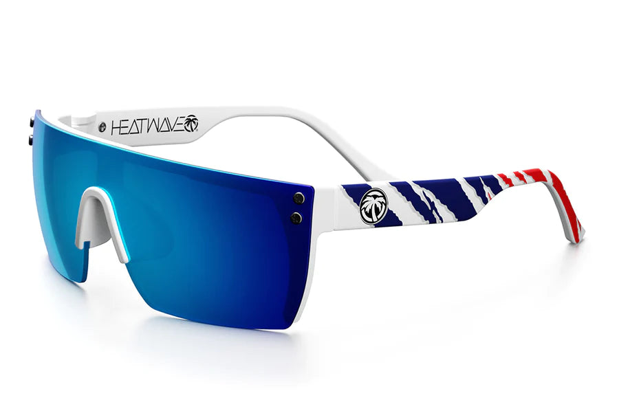Heatwave Kids Lazer Face Stars and Stripes Sunglasses