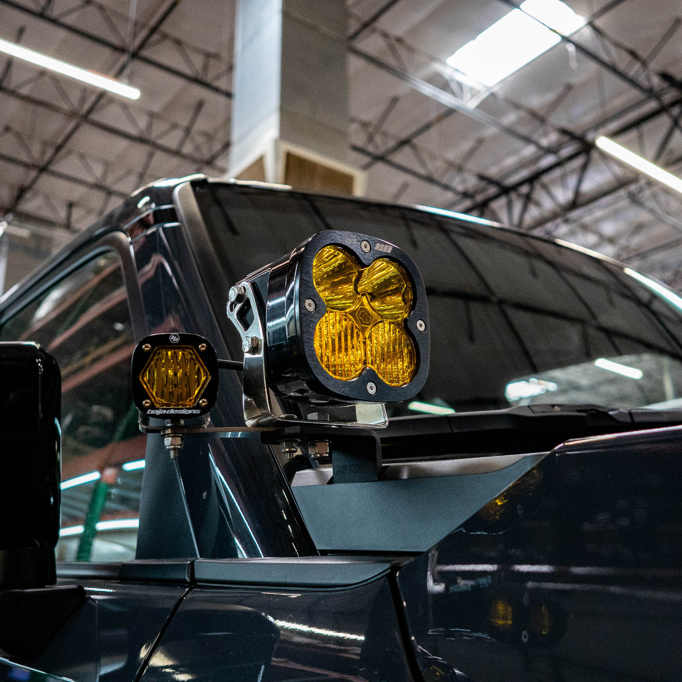 SDHQ Built '24-25 LC250 Laser-Cut A-Pillar Cowl Panels installed