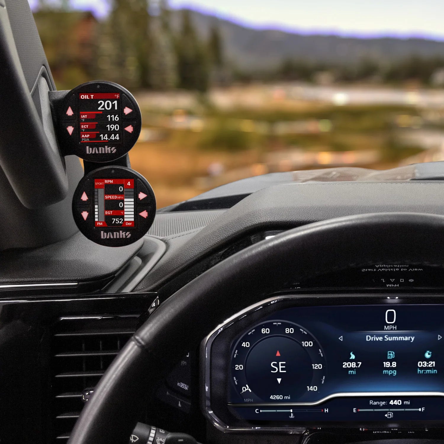 iDash Stealth Pod Mounts For 22'-25' GM Trucks