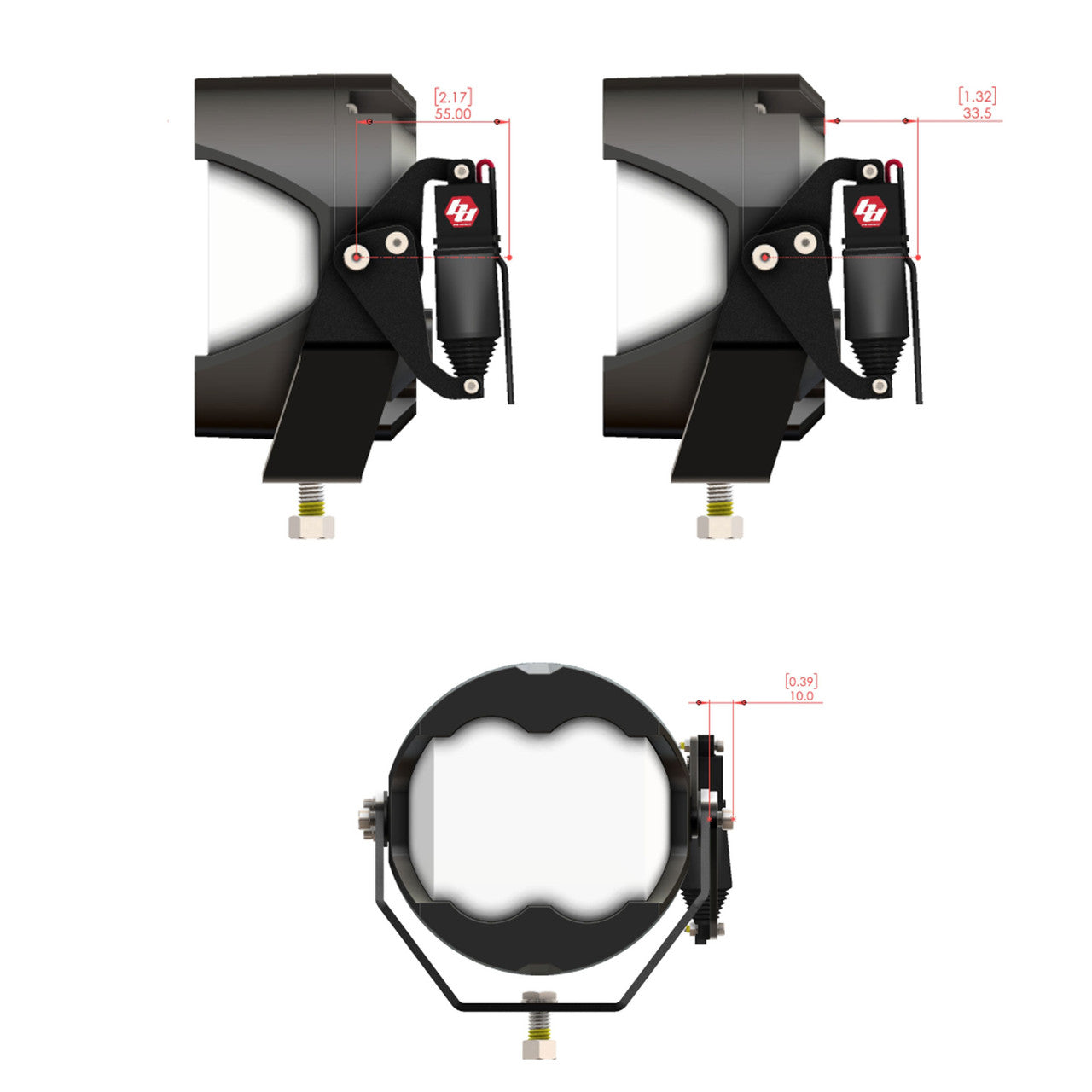 Reflex Light Actuator Kit – LP4/LP6/LP9/XL-M Housing - Universal