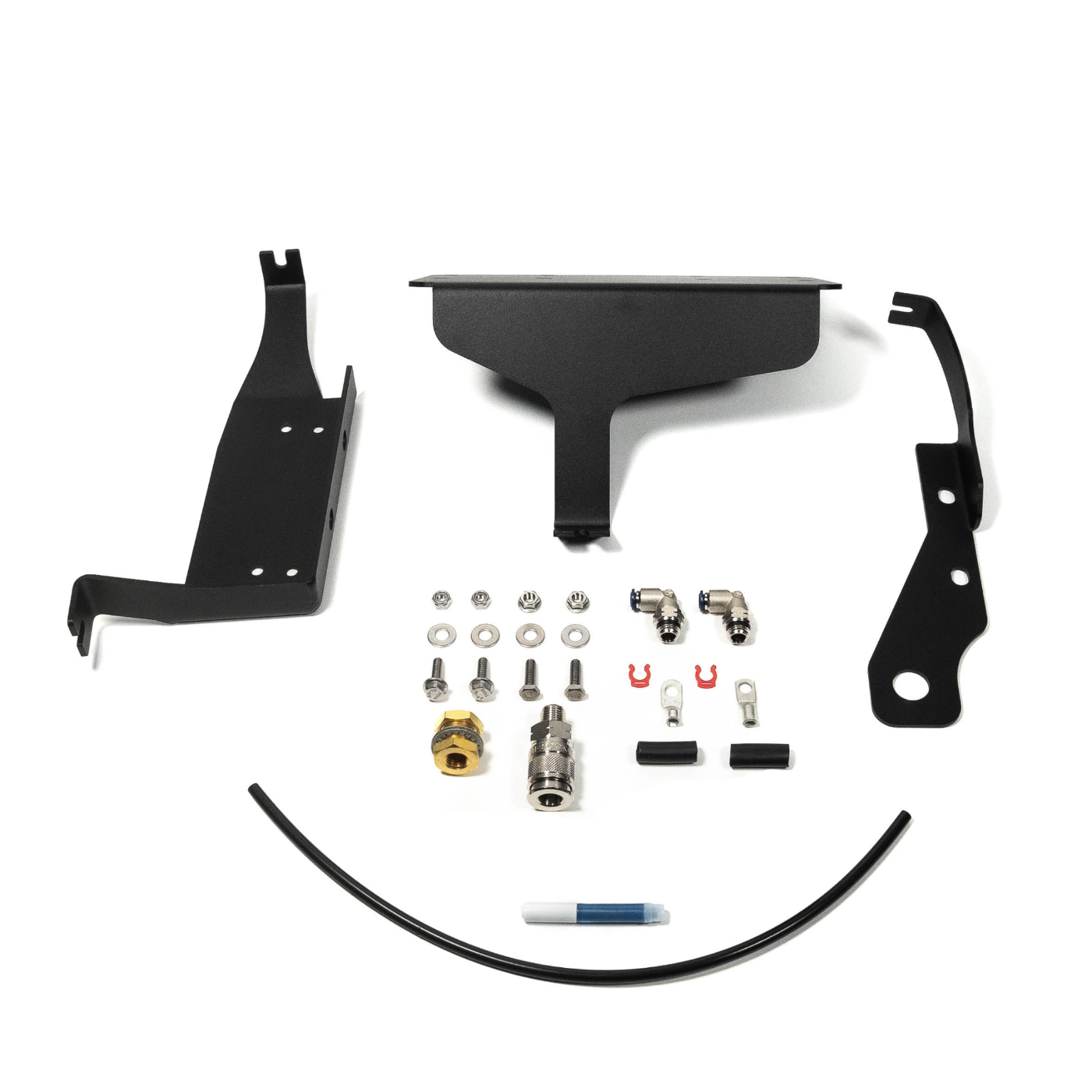 '08-21 Lexus LX570 SDHQ Built ARB Air Compressor Mount display of included parts and hardware