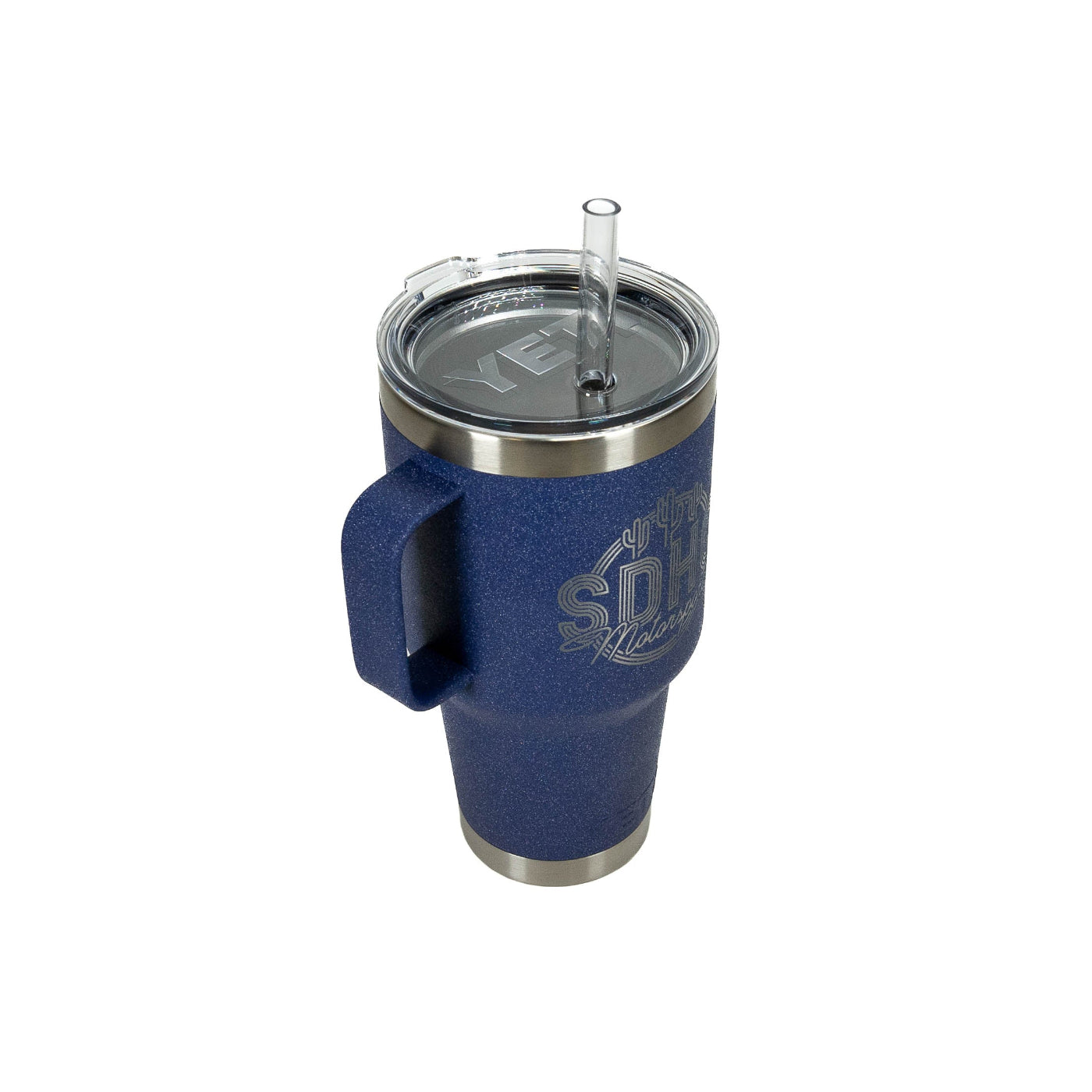 SDHQ Motorsports Neon Sign Logo Yeti 35oz Straw Mug | Moon Dust