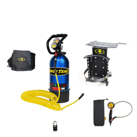 10 lb. BTS Edition Power Tank - Fits 4 Door Wranglers JKU & JLU | Candy Blue | HP250i Regulator