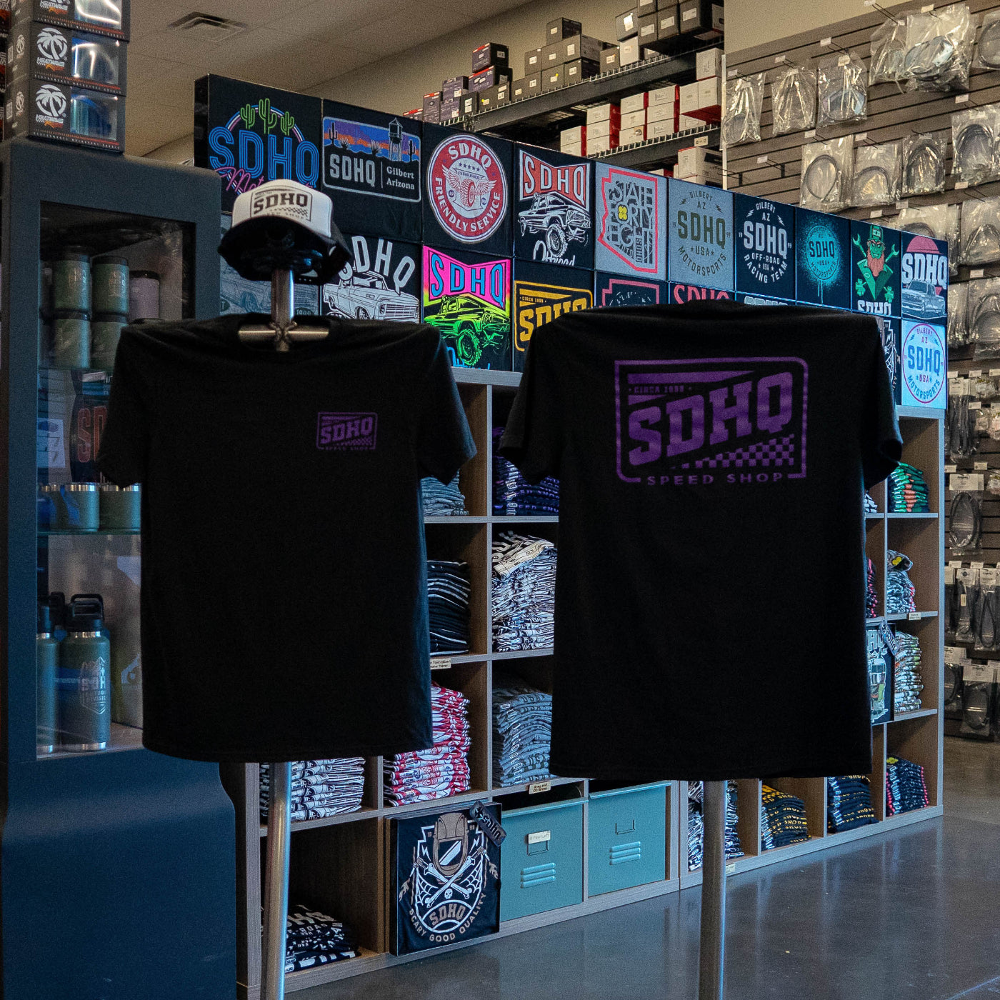 SDHQ Speed Shop T-Shirt | Purple