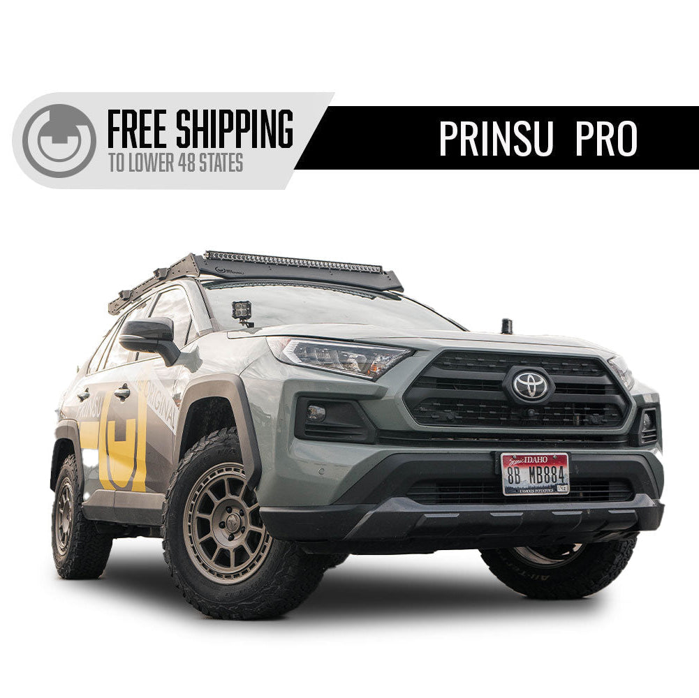 Prinsu Pro Toyota Rav4 Roof Rack | 2019-2025 Front View
