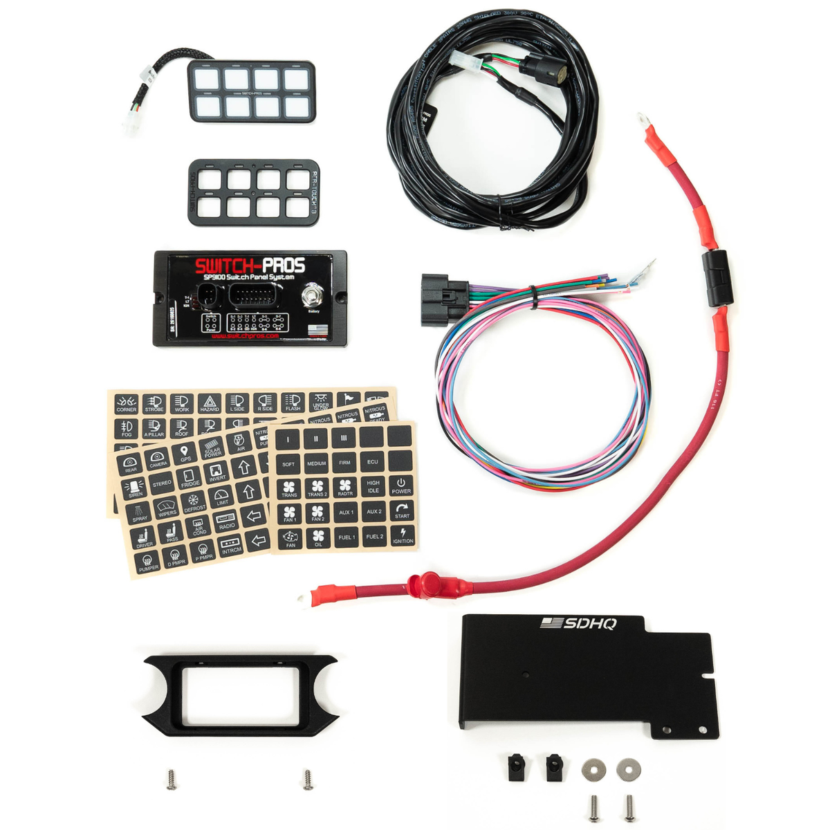 19-Current Ford Ranger SDHQ Built Switch Pros Keypad Mount-SDHQ