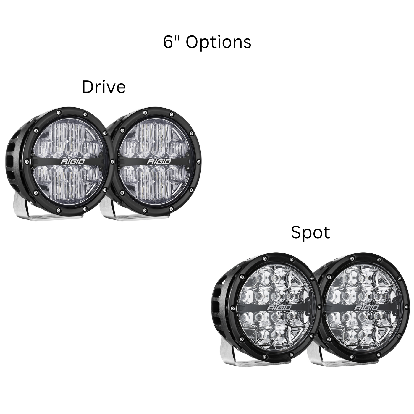360-Series LED Off-Road Light Kits w/ RGB Backlighting