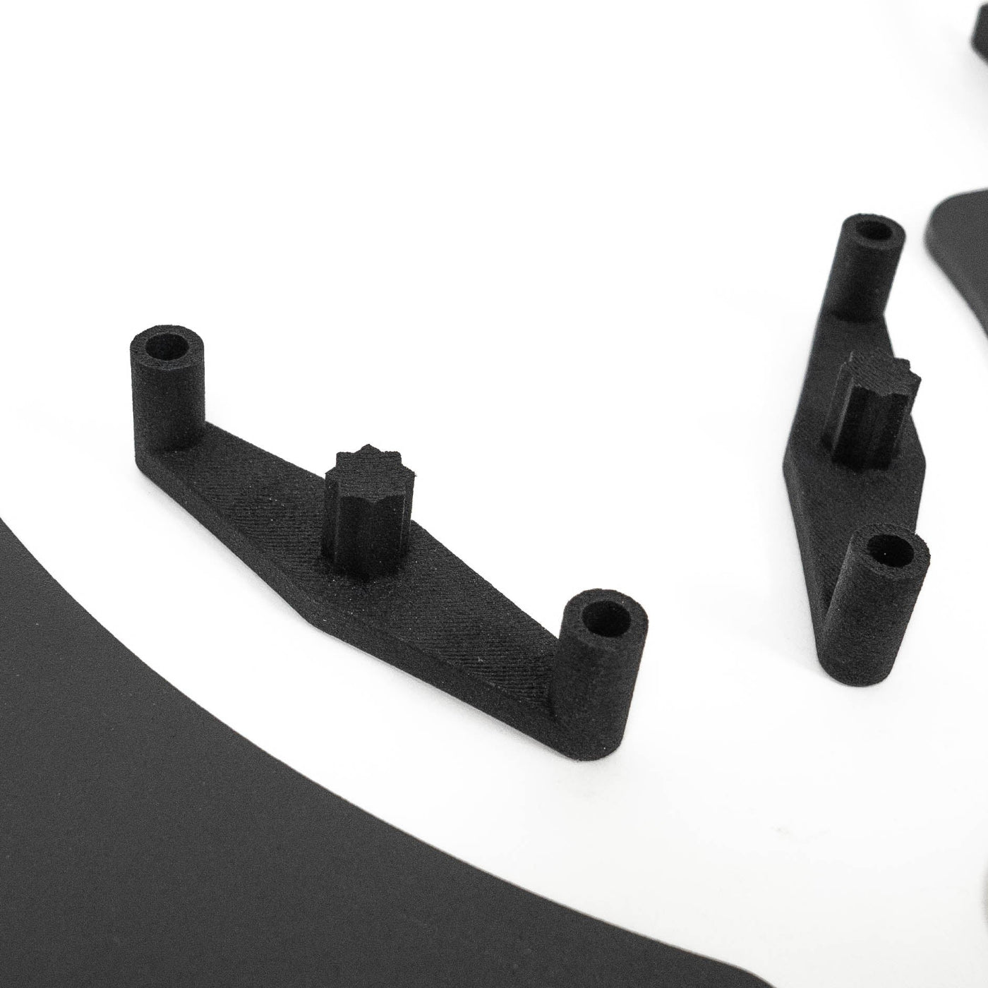 '19-25 Ram 1500 SDHQ Built Behind the Grille LED Light Bar Mount display of included parts 