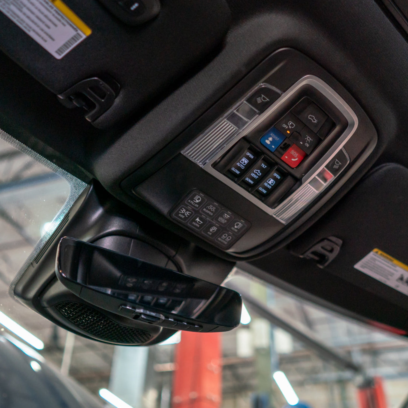 2019-2025 Ram 2500/3500 SDHQ Built 3D Printed Sunglass Keypad Mount Conversion installed 