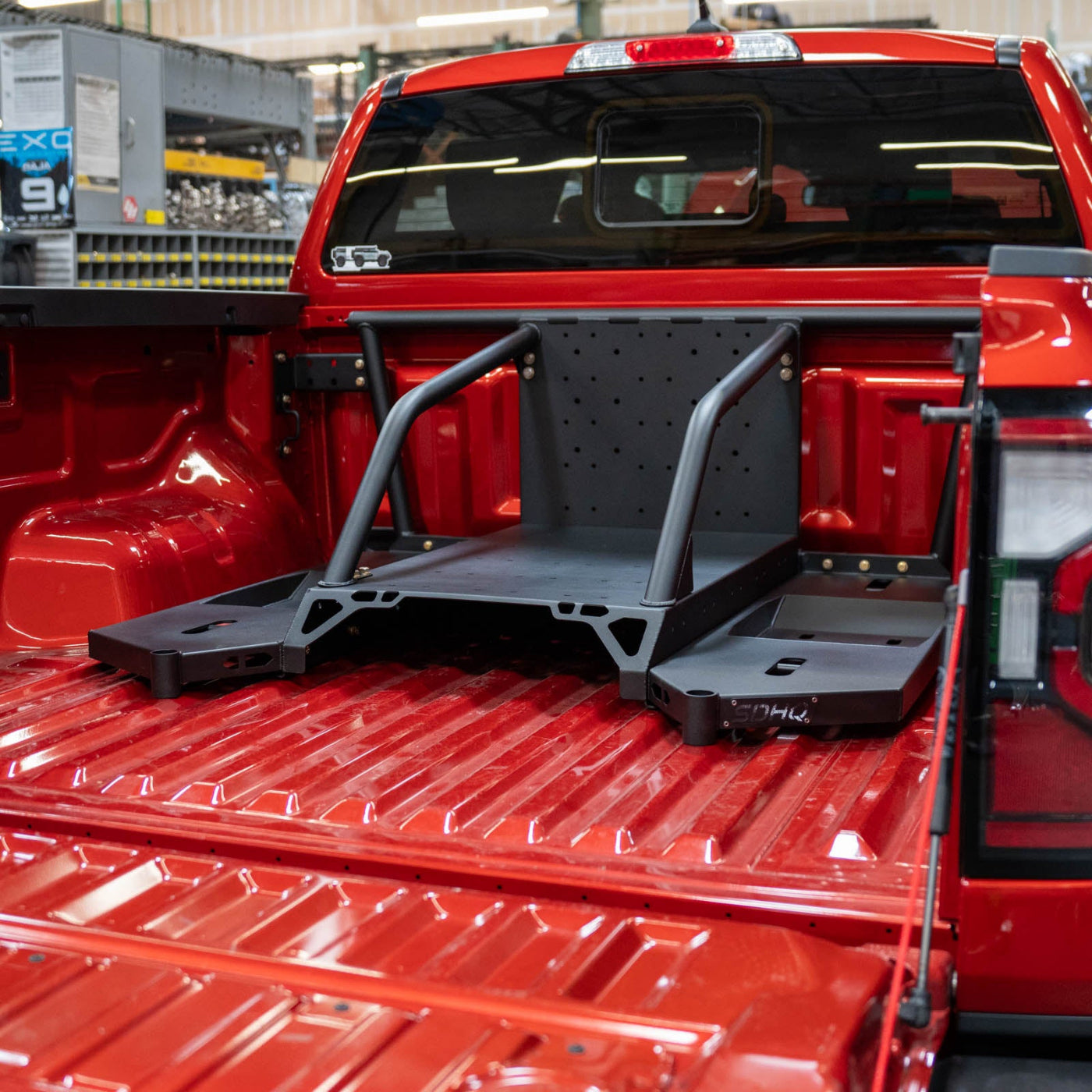 SDHQ Built '24 Ranger/Ranger Raptor In-Bed Chase Rack installed 