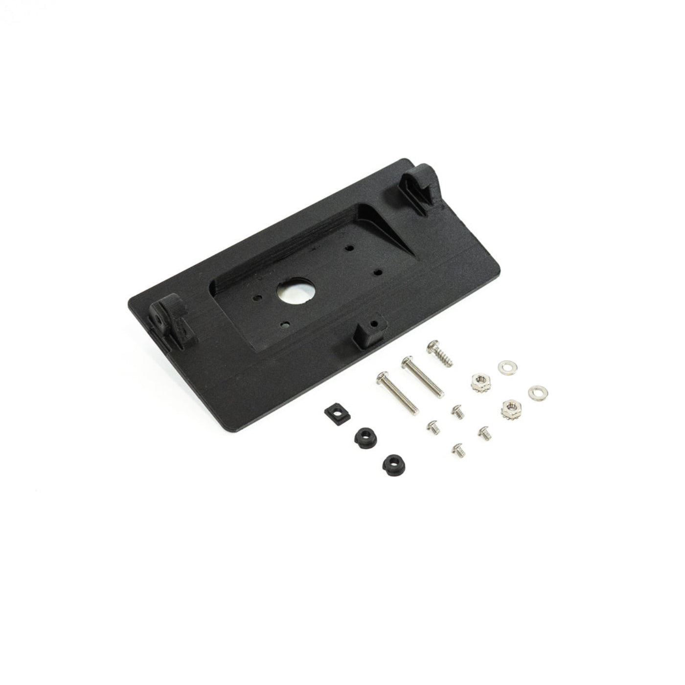 '24 Ford Ranger/Ranger Raptor Overhead Switch Pros Keypad Mount display of included parts and hardware 