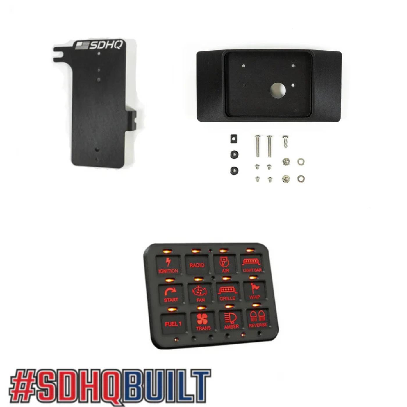 '24 Ford Ranger Complete RCR Switch Pros Kit display of included components 
