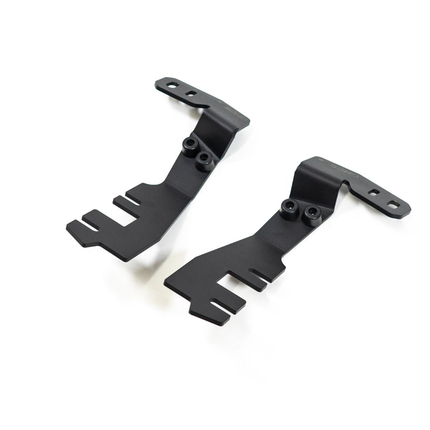 '24-25 Ford Ranger/Ranger Raptor A-Pillar Light Mounts display of included parts 