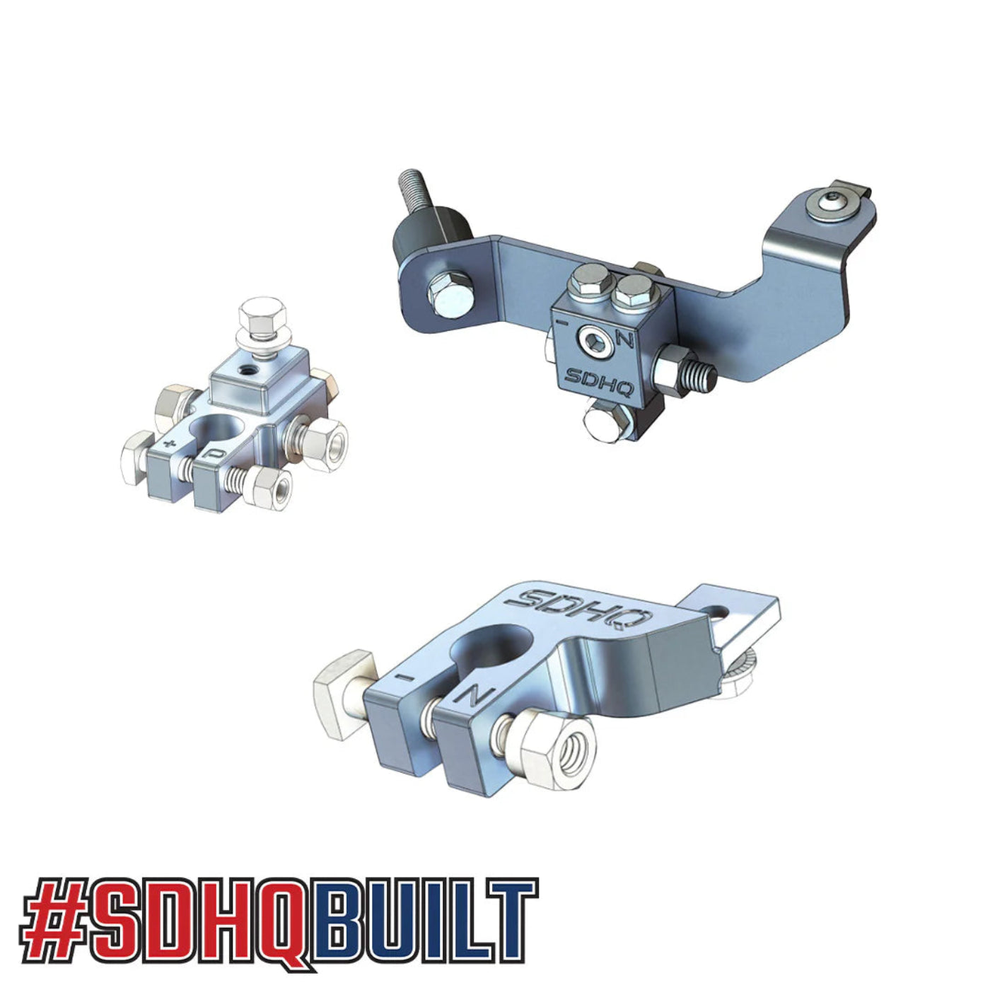 '21-25 Ford Raptor SDHQ Built Billet Battery Terminal Kit design 