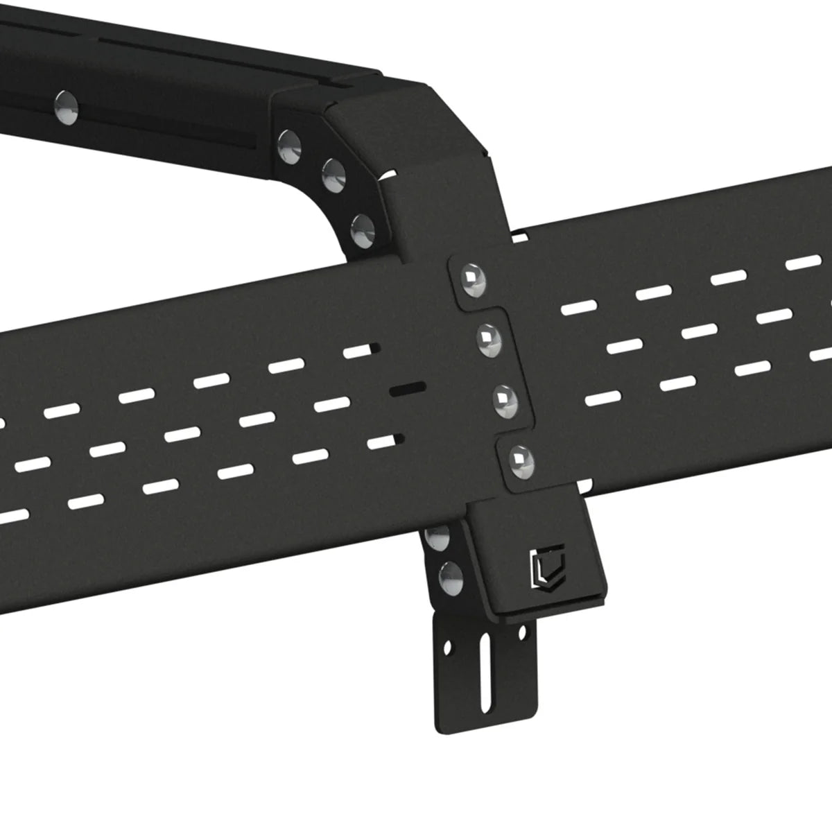 18" UNIVERSAL THORAX OVERLAND BED RACK SYSTEM (ANY TRUCK) Front View