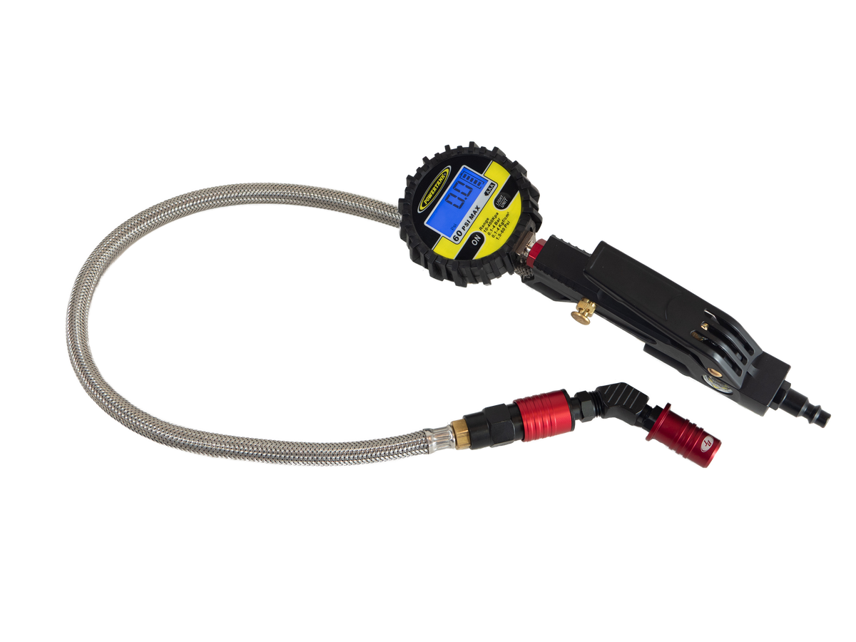 Rubicon RED - 60 psi Digital Ventoso™ Modular Tire Inflator Gauge