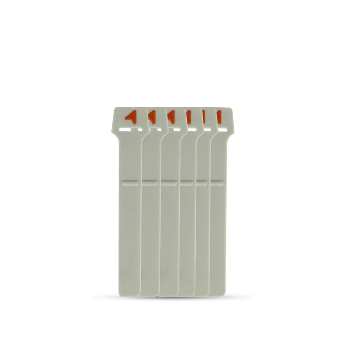 Rugged Bag Labels Front View White