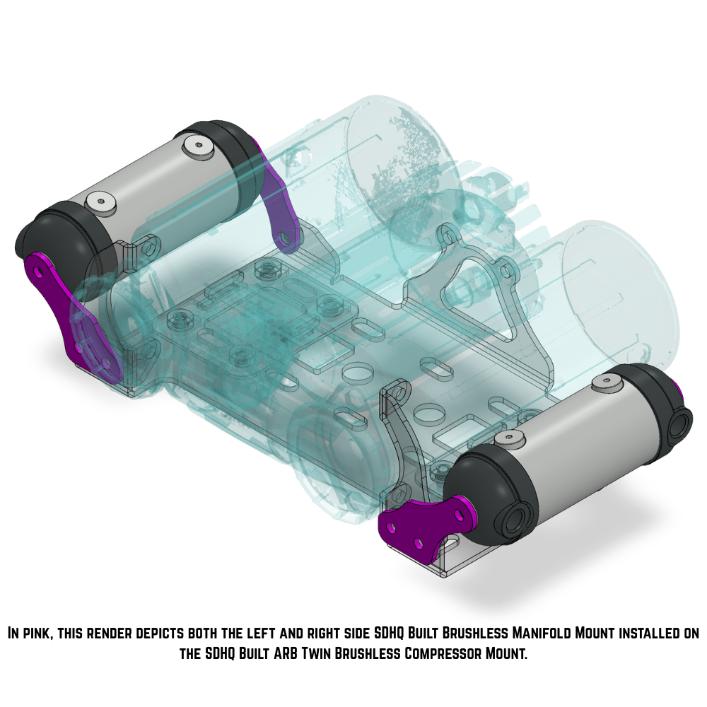 SDHQ Built Brushless ARB Twin Manifold Mount