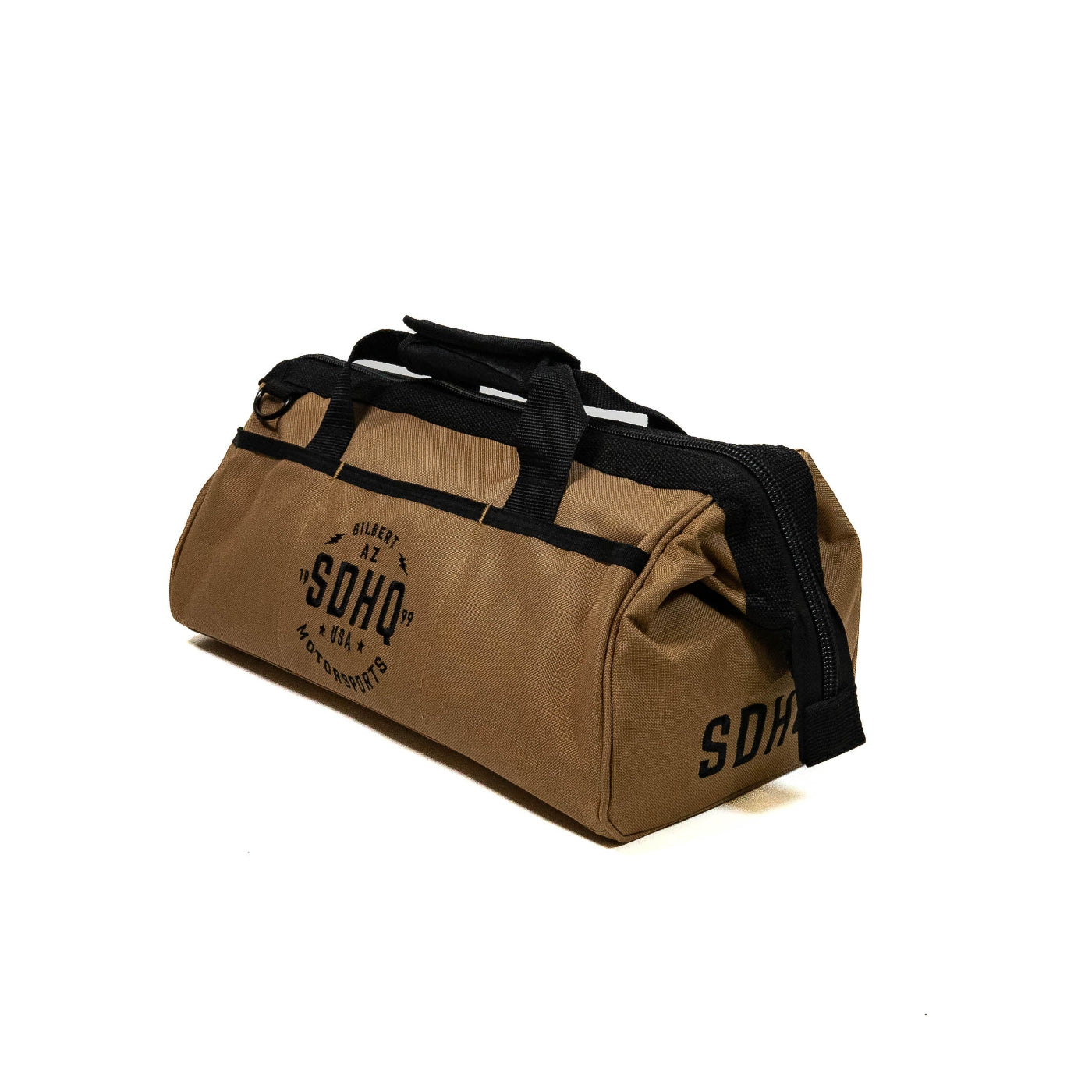 SDHQ America Tool Bag | Tan with Black Embroidery display 