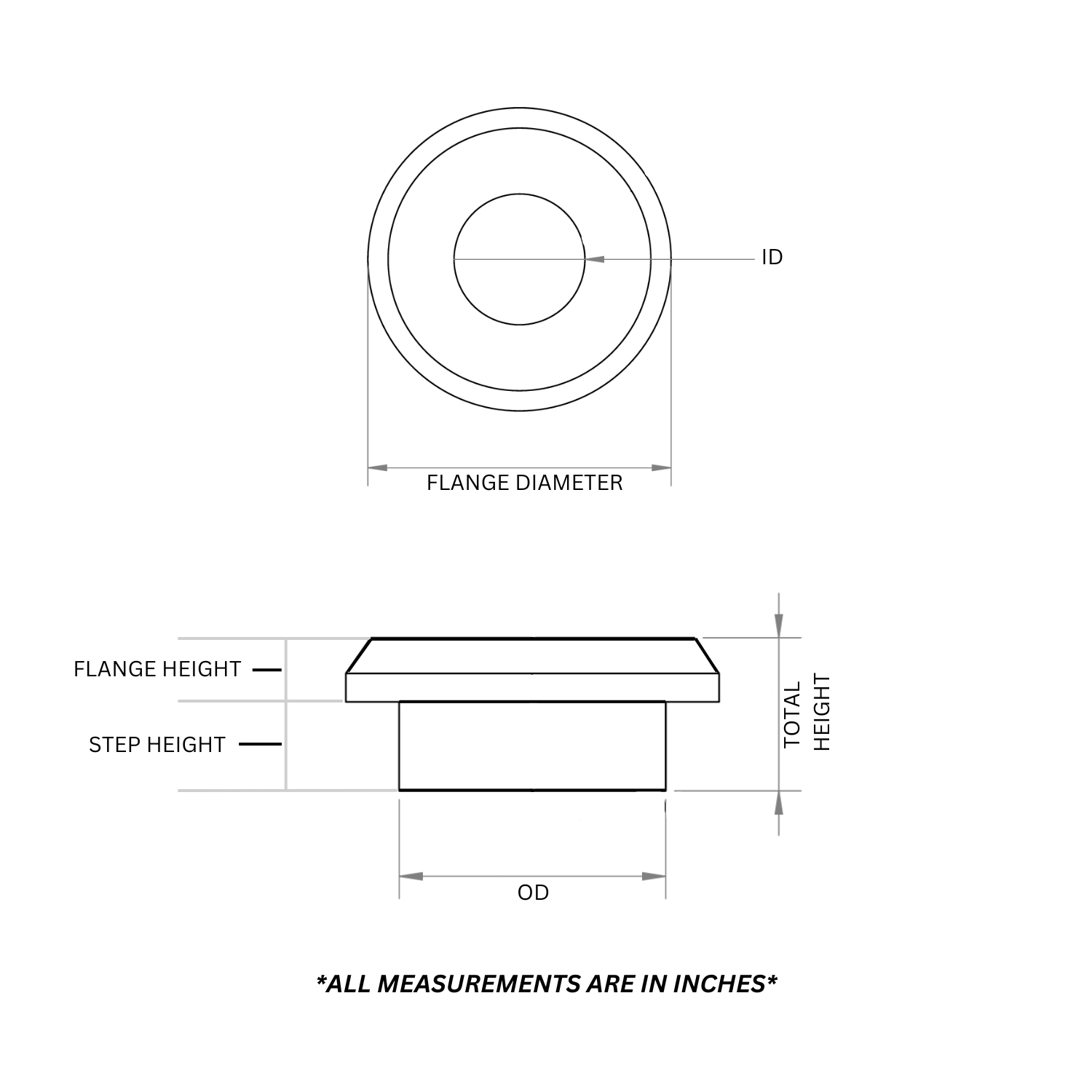 SDHQ Built Machined Stepped Weld Washers