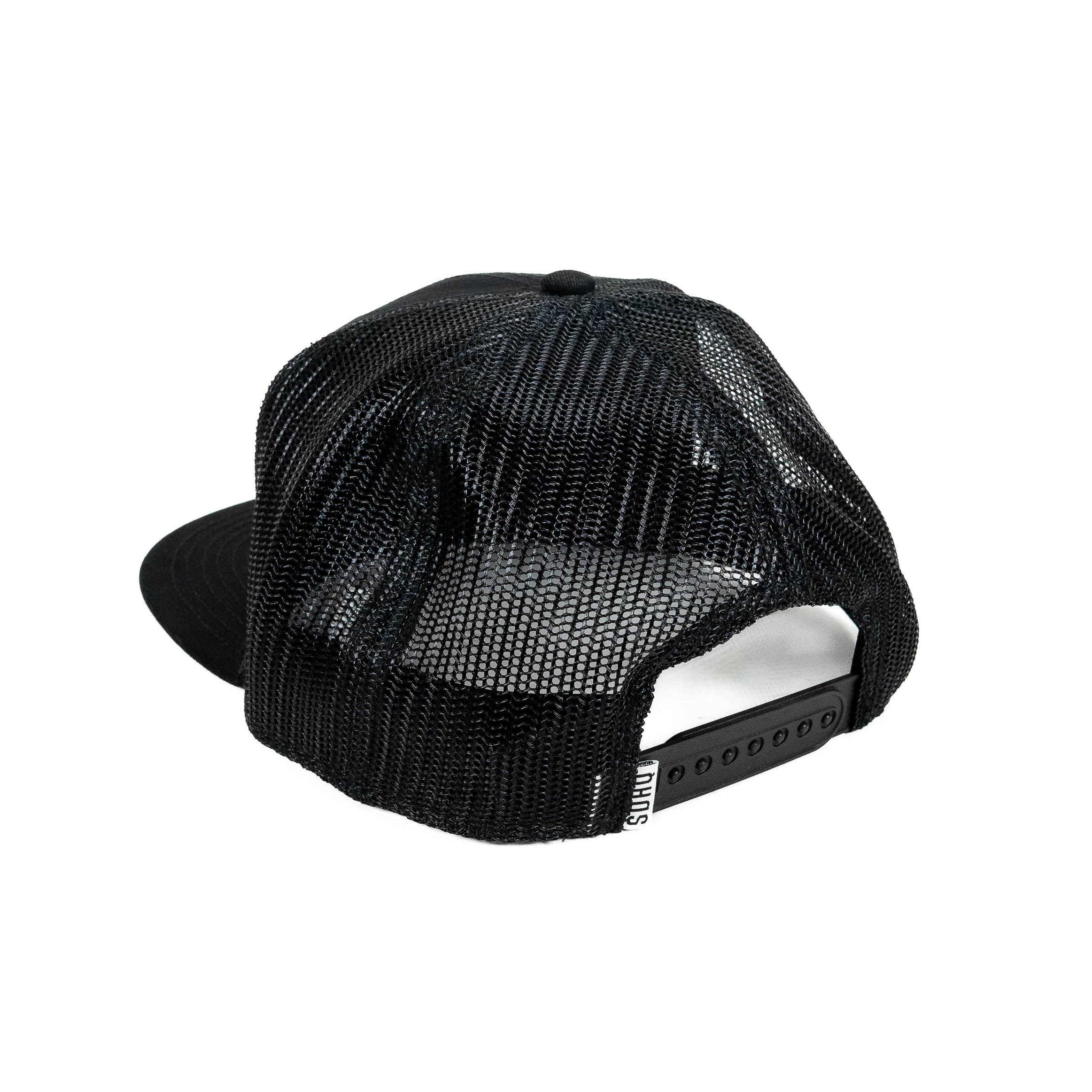 SDHQ Motorsports Black Trucker Style Snapback Hat