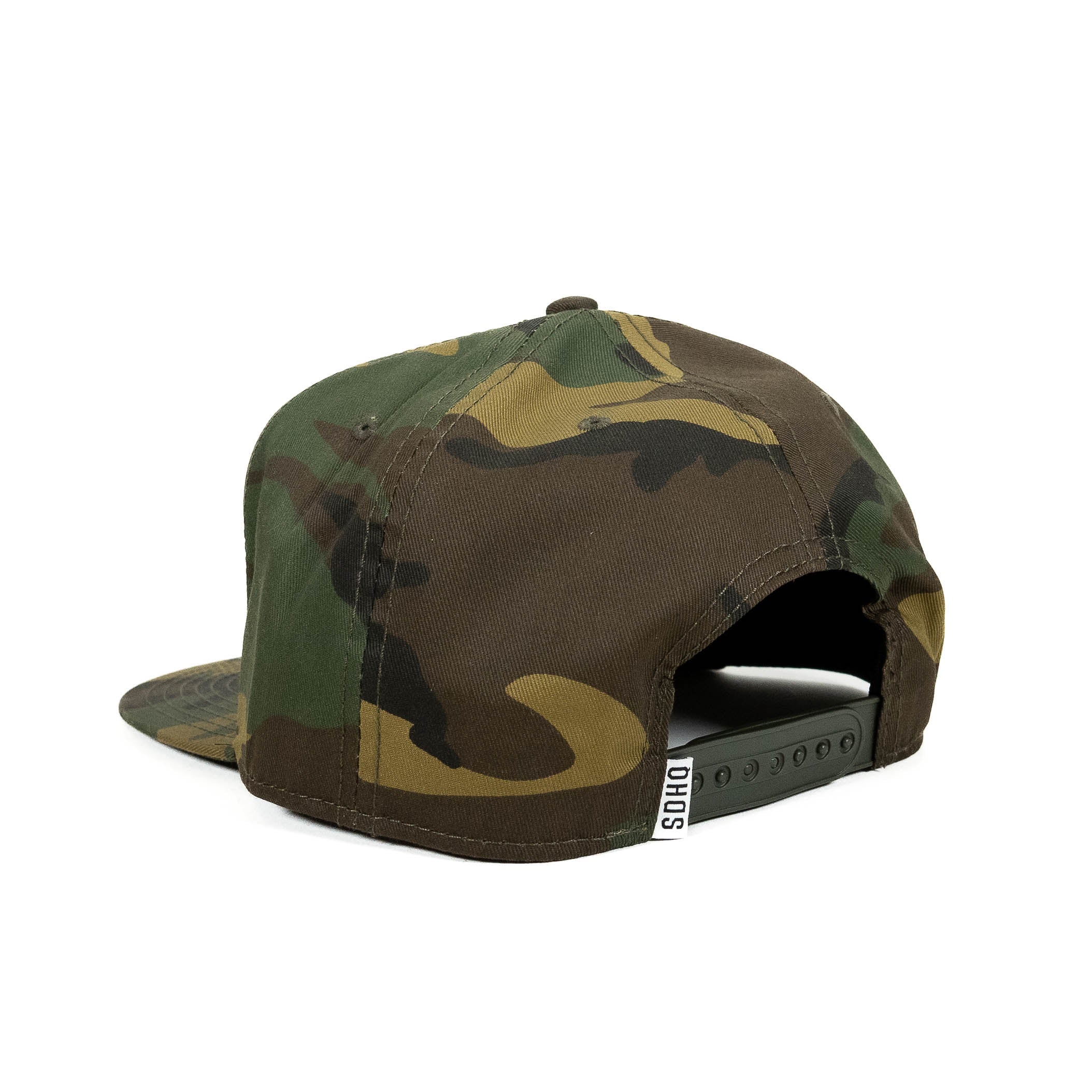 SDHQ Motorsports Camo Snapback Hat