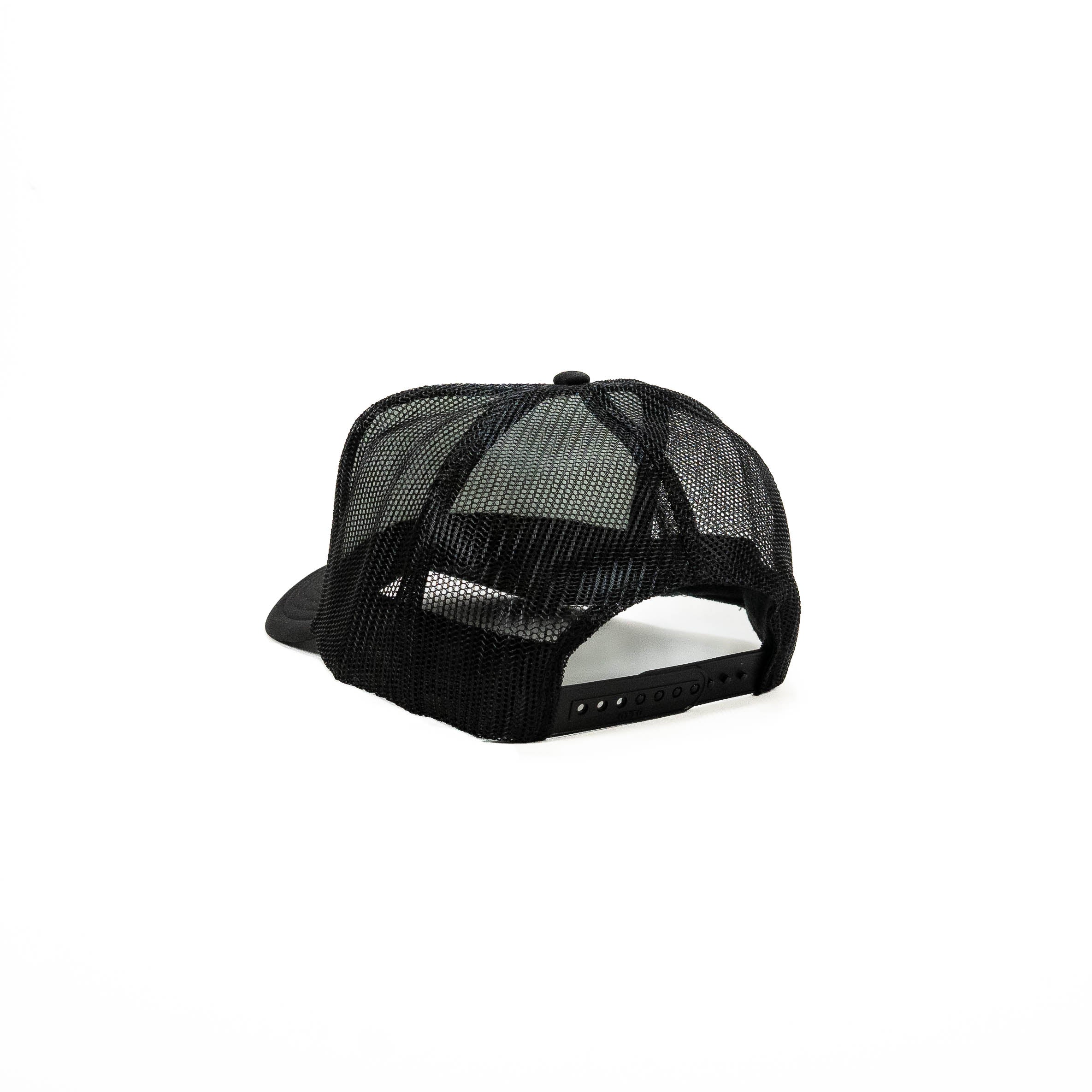 SDHQ Speed Shop Trucker Hat - Black & White