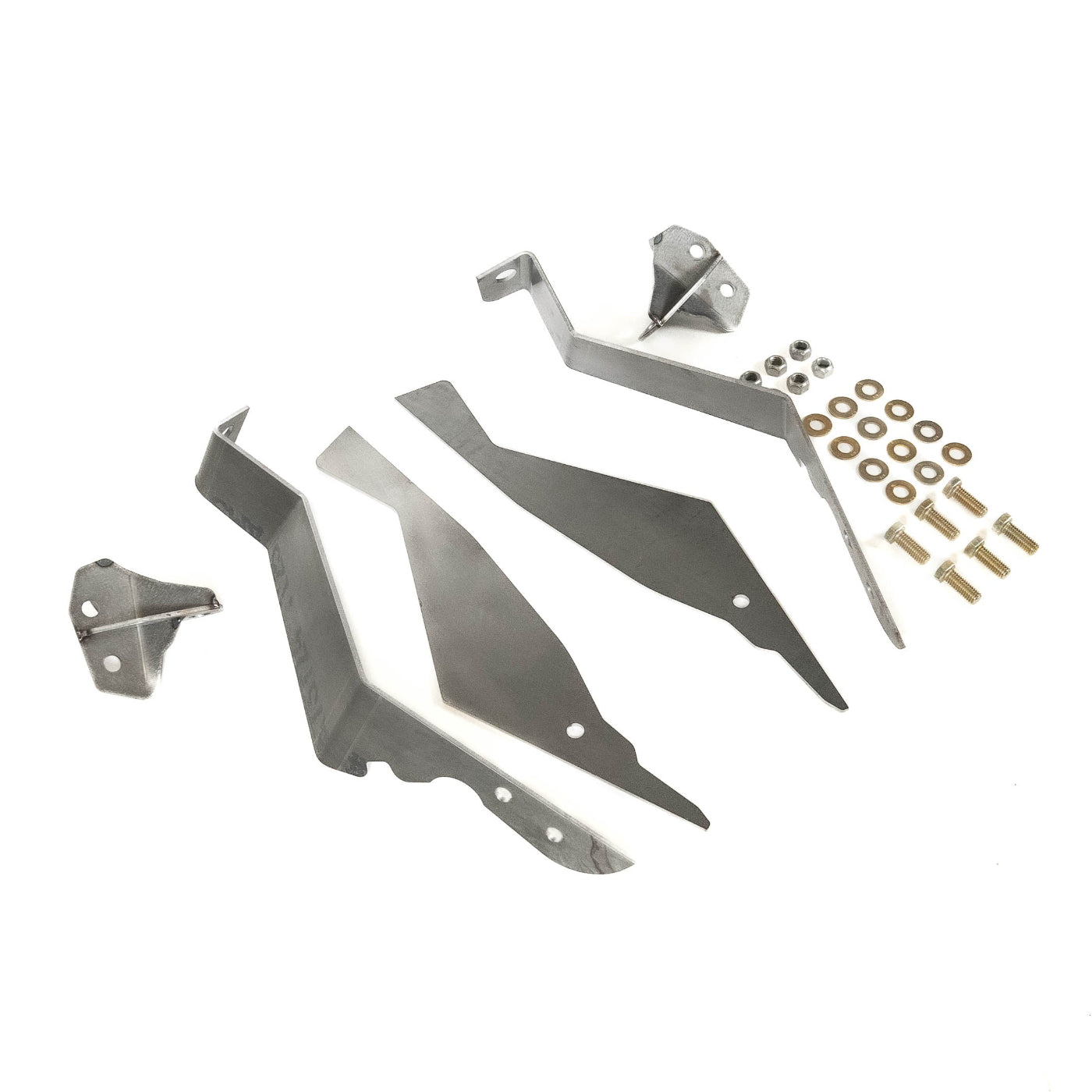 Ford Raptor SDHQ Built Spindle Gussets with double shear steering upgrade with hardware