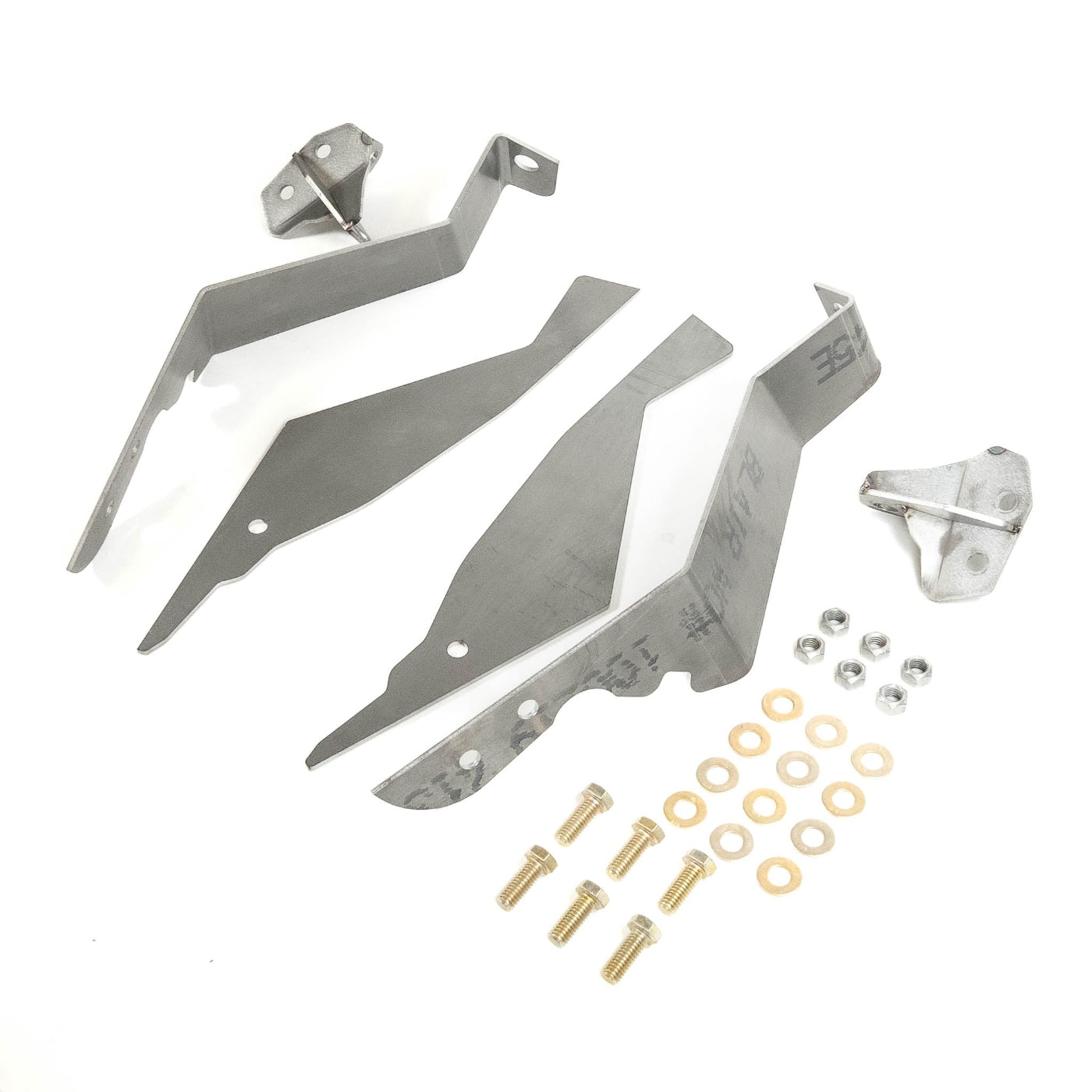 Ford Raptor SDHQ Built Spindle Gussets with double shear steering upgrade and all hardware