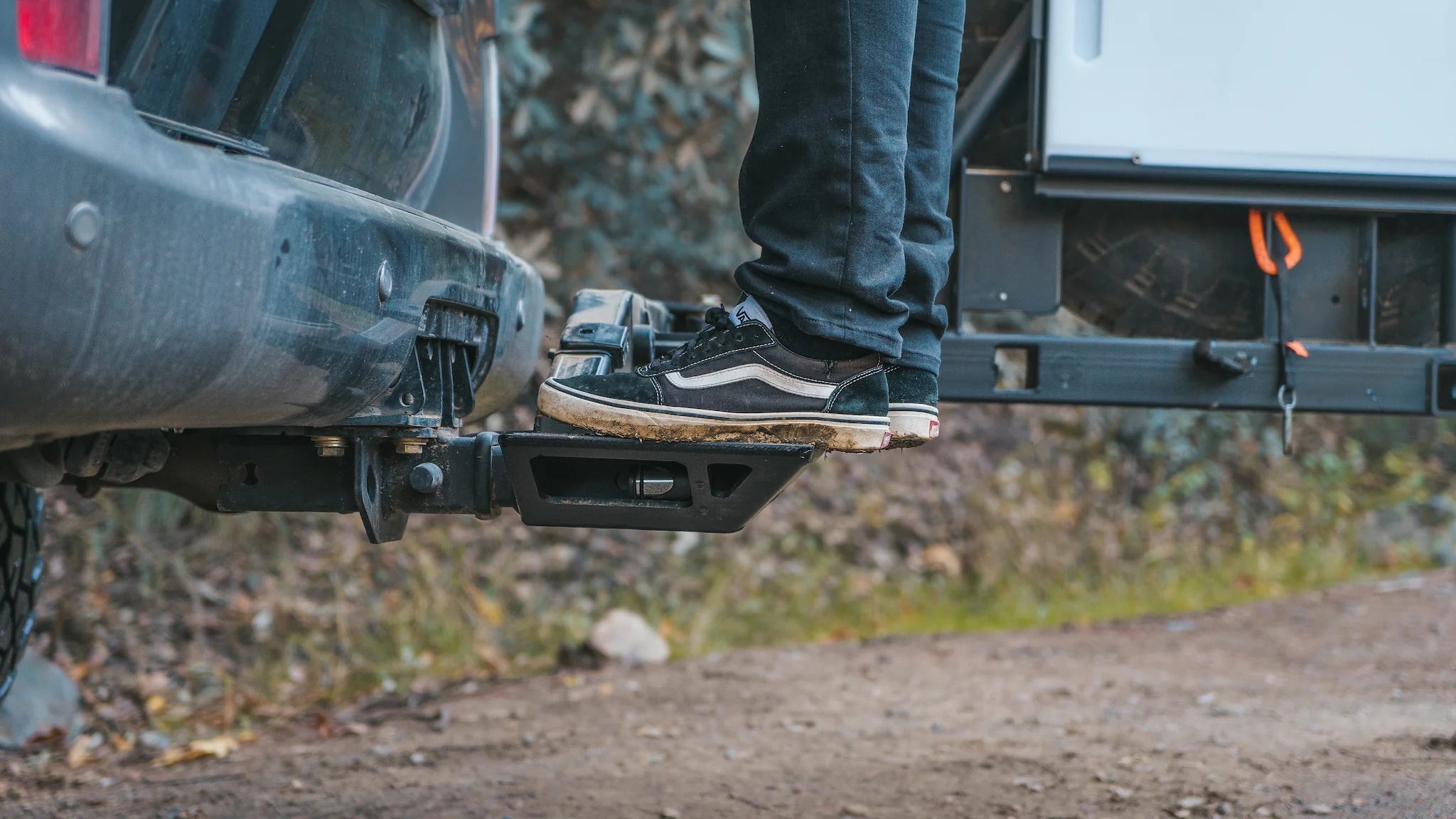 SKEP™ Skid Plate Hitch Step | RIGd Supply Front View