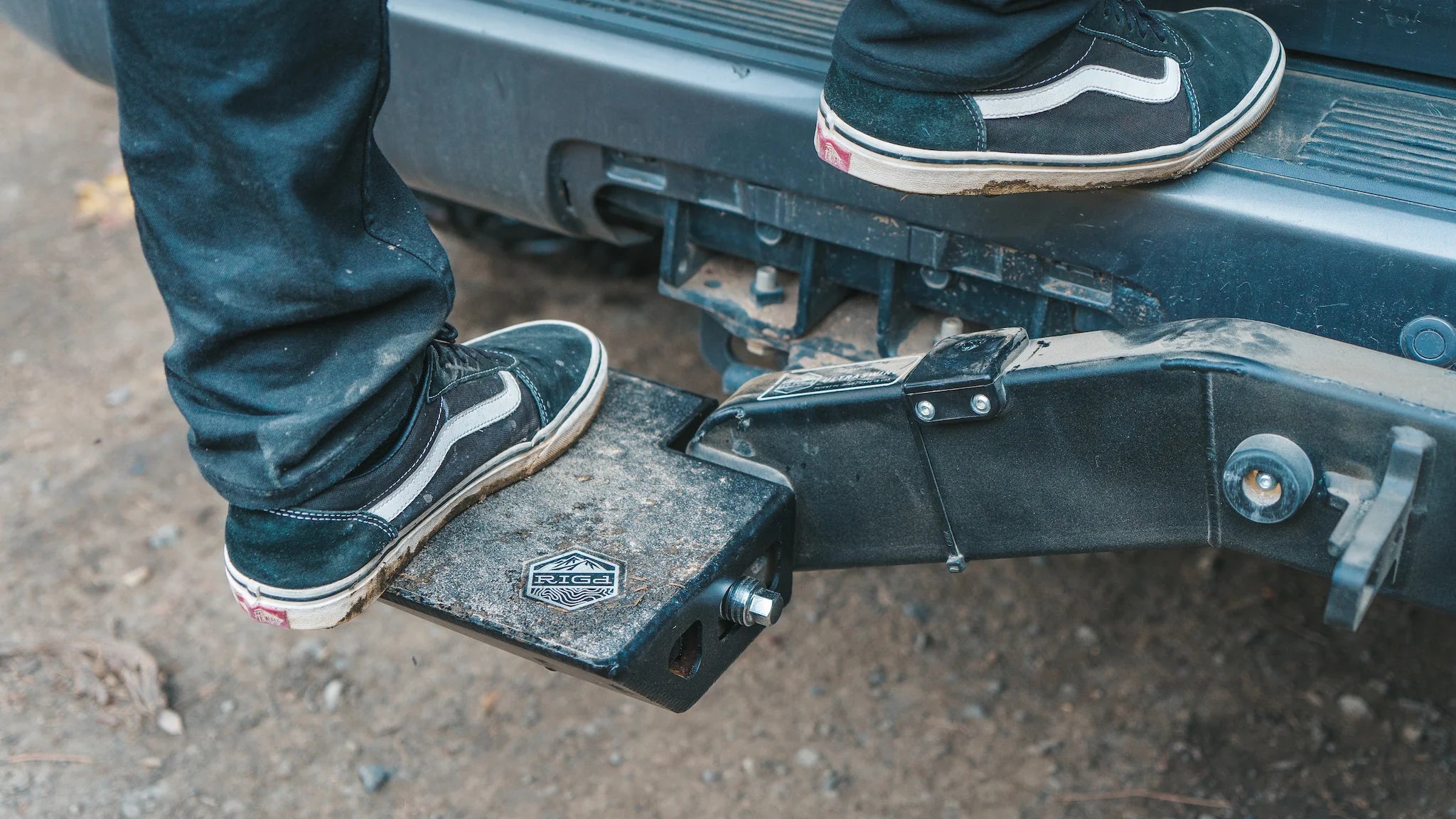 SKEP™ Skid Plate Hitch Step | RIGd Supply Front View