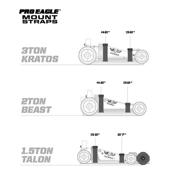 PRO EAGLE 32" Anti Rattle Strap