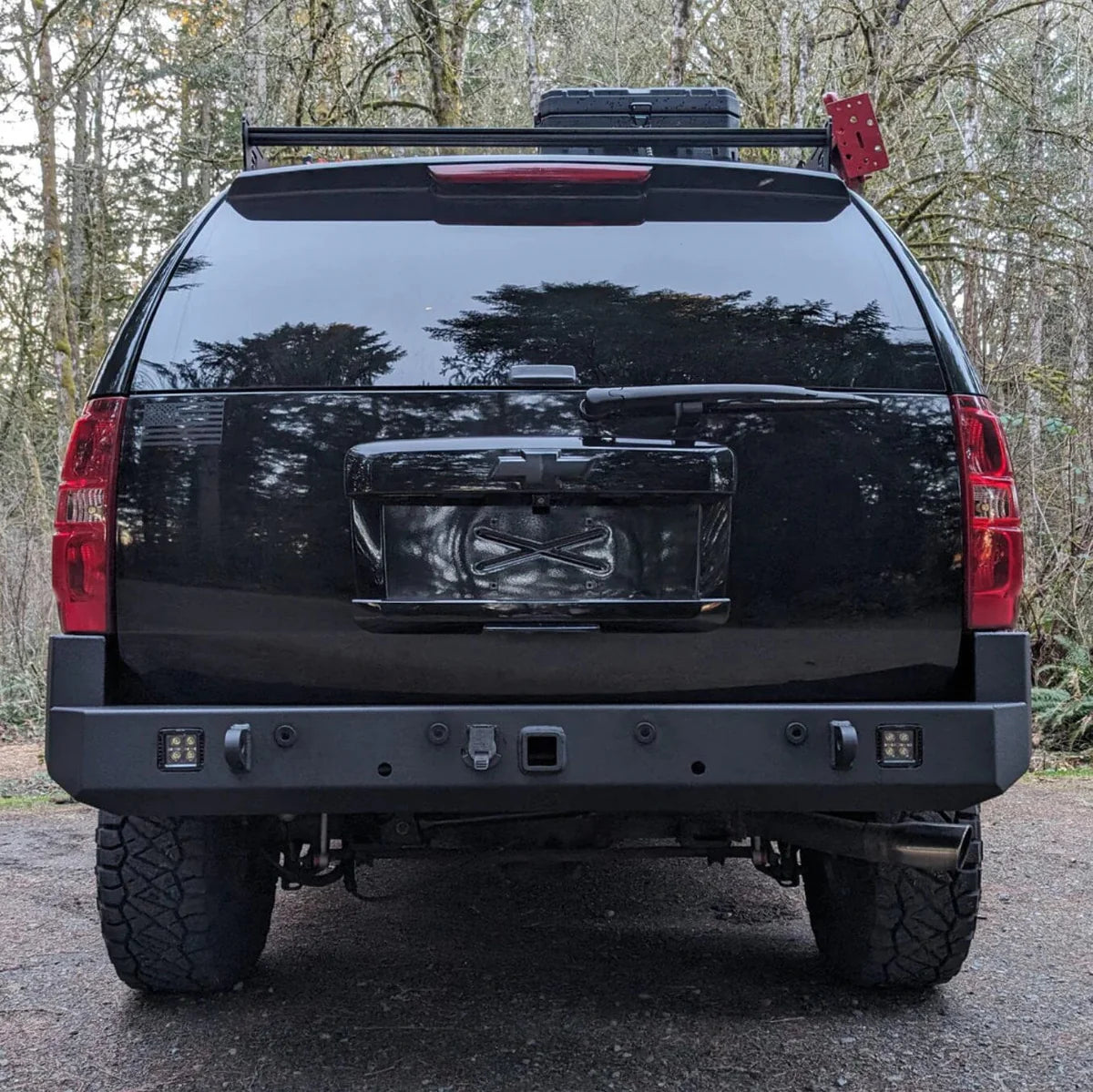 2007-2014 CHEVY/GM SUBURBAN / YUKON XL OCTANE HIGH CLEARANCE REAR BUMPER Front View