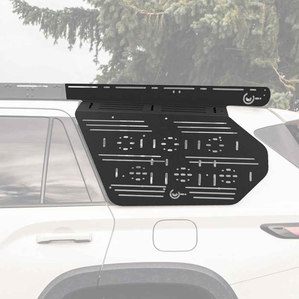 Sequoia Prinsu Rear Window Accessory Panel Display on Vehicle 