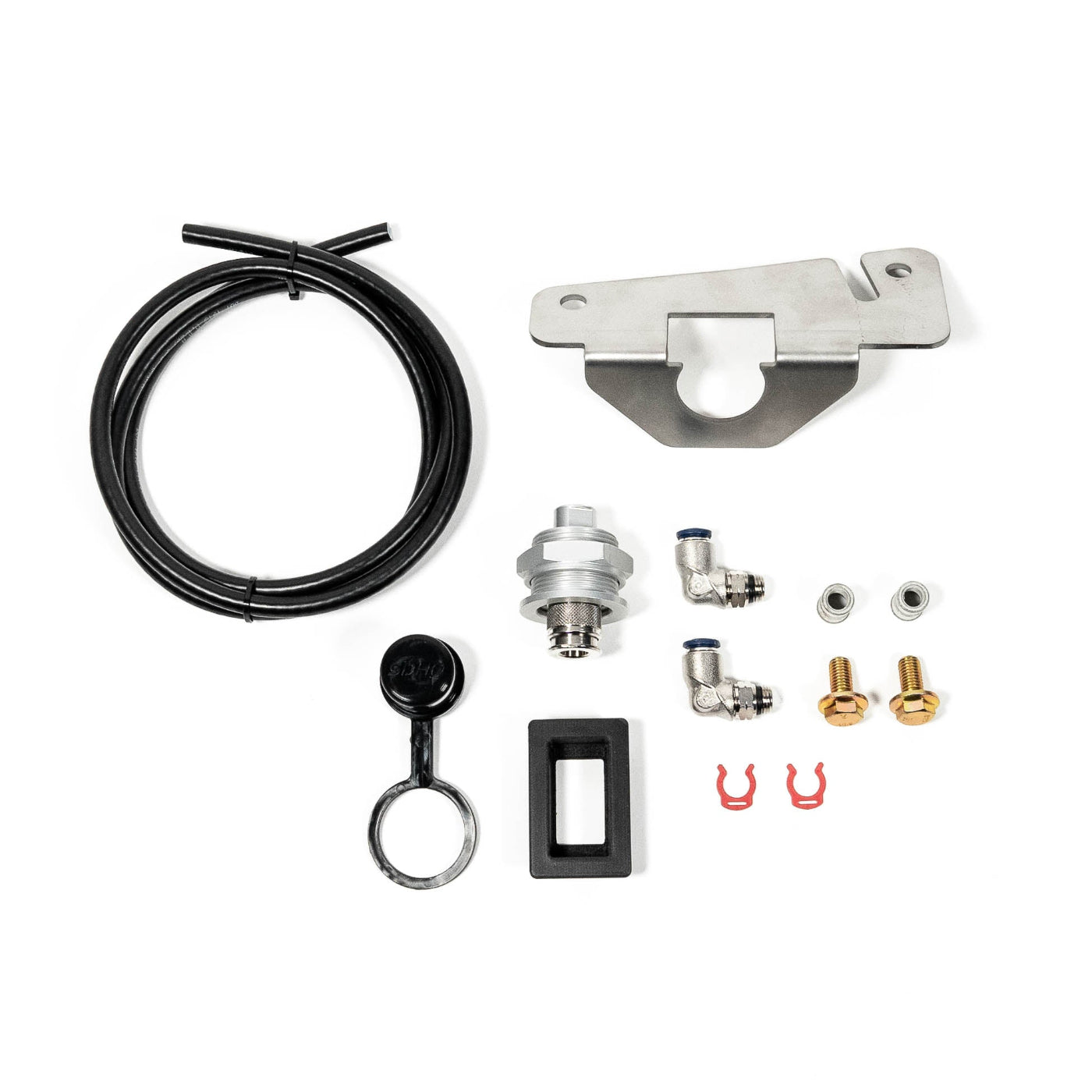 SDHQ Built '23-25 Sequoia Air Chuck Mount display of included parts 