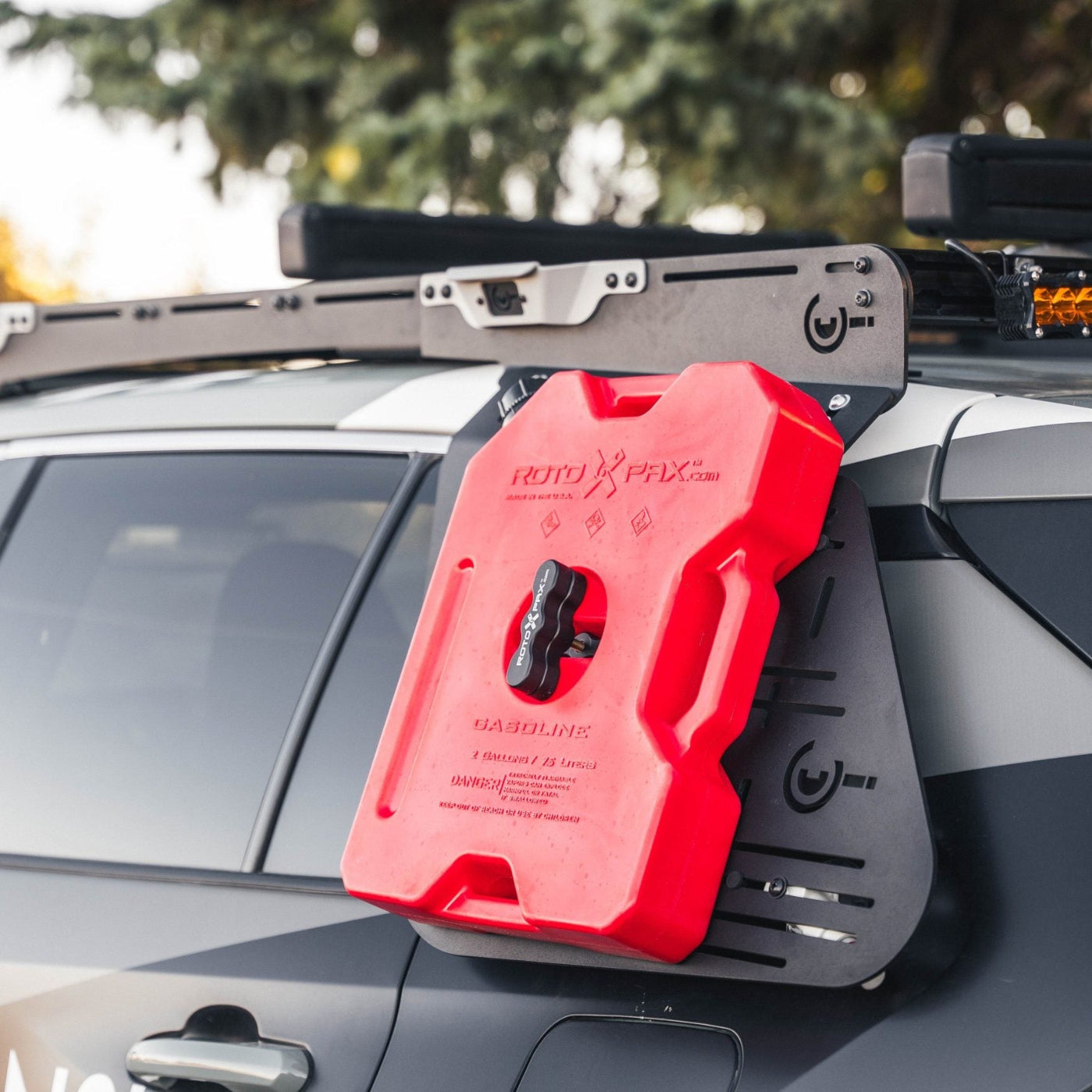 Rav4 Prinsu Rear Window Accessory Panel Display on Vehicle 