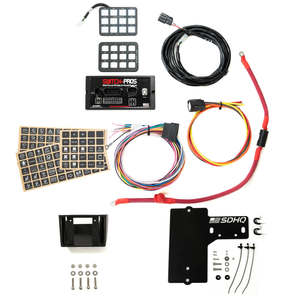 16-Current Toyota Tacoma SDHQ Built Complete RCR-FORCE-12 Mounting Kit