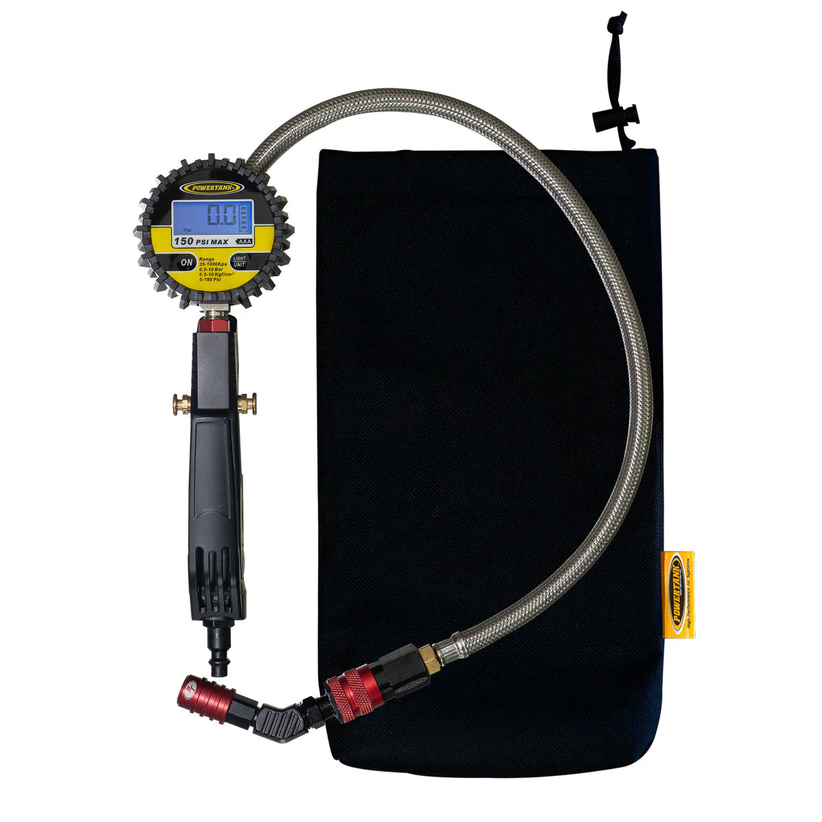 Work Horse RED - 150 psi Digital Ventoso™ Modular Tire Inflator Gauge