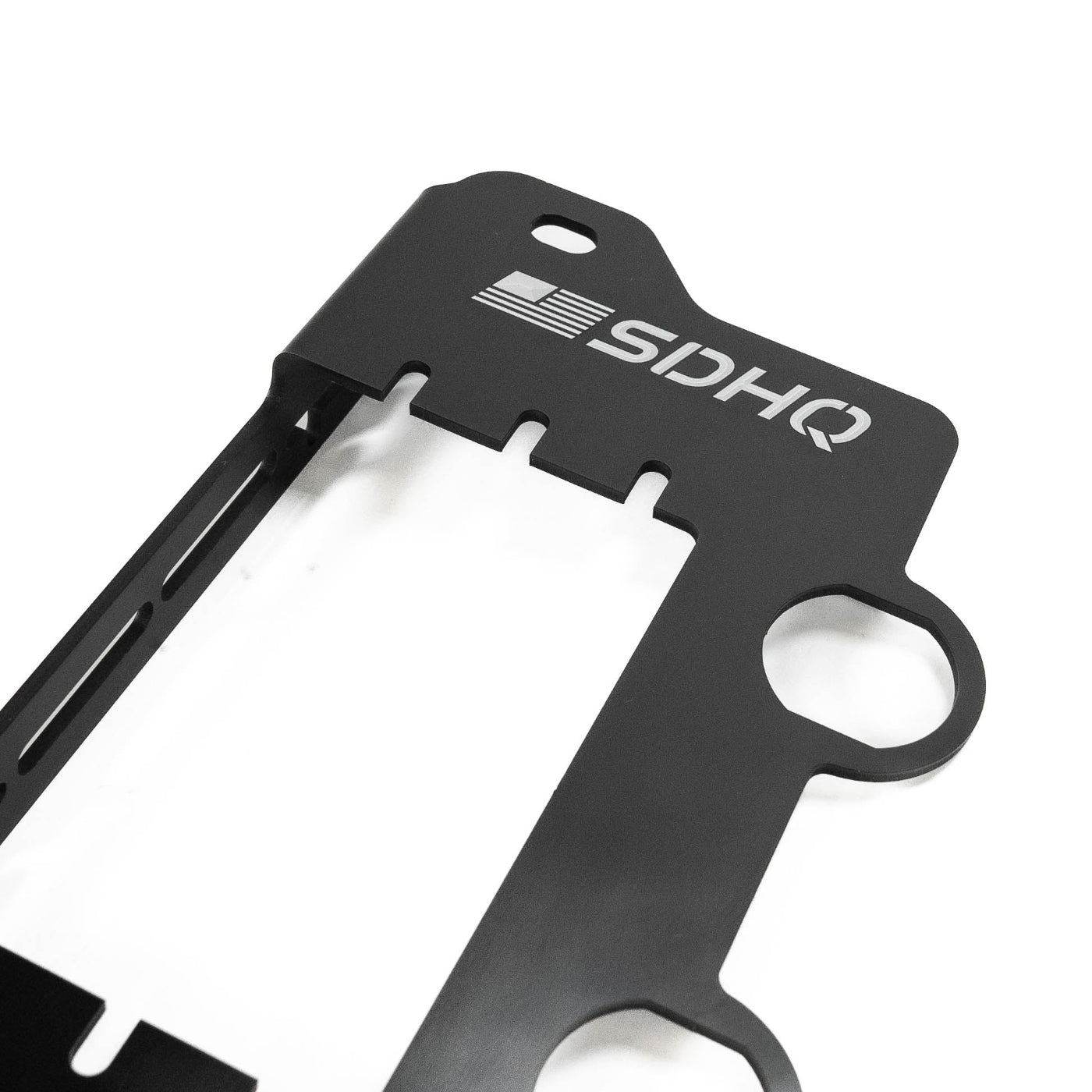 SDHQ Built 2024+ Tacoma Under Hood Power Mount for Power Solution Kit display of included parts - close-up 